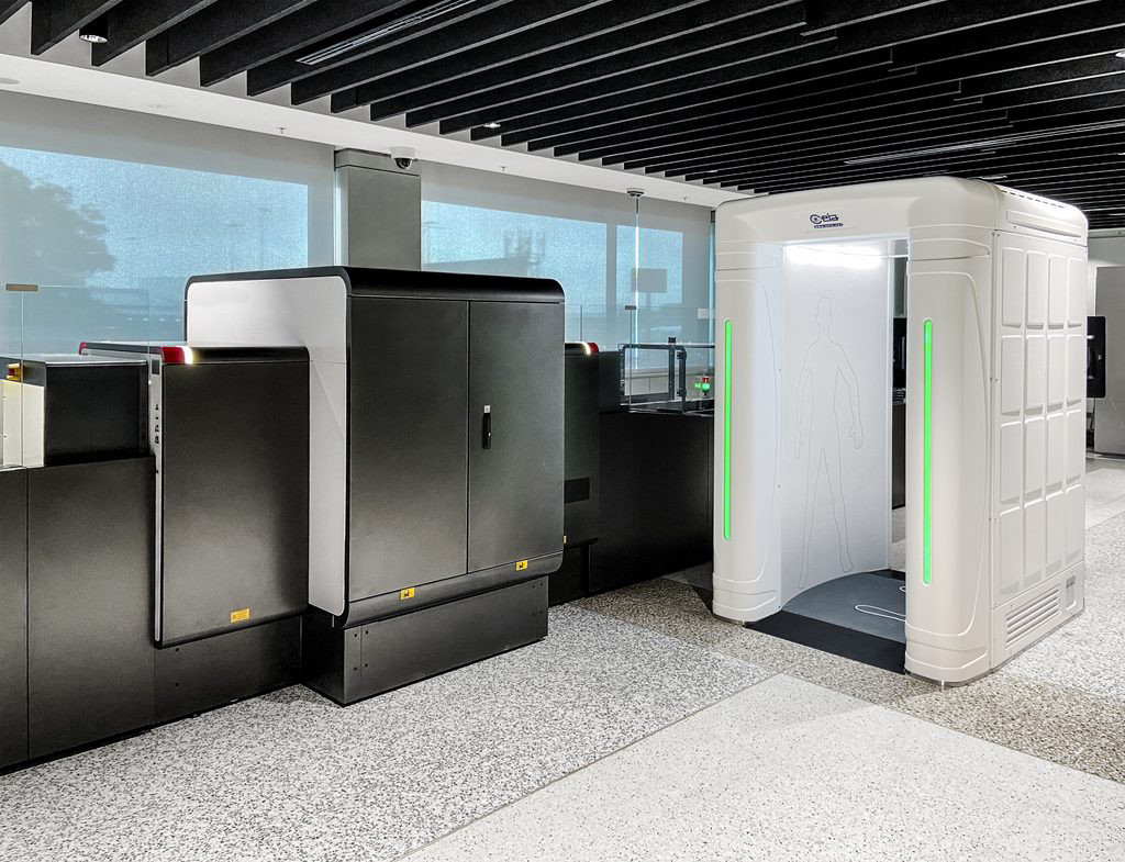 CEIA JANUS alongside a baggage X-ray lane
