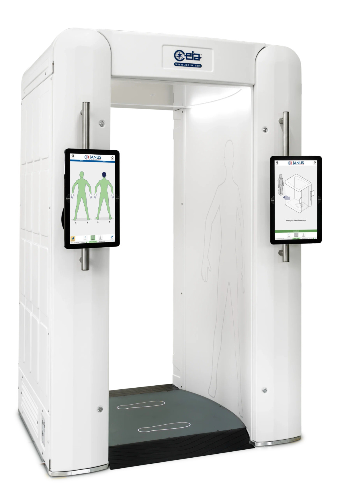 CEIA JANUS scanner with operator touchscreen displays